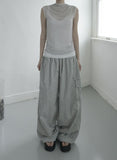 Veil Lace Cowl Neck Hooded Sleeveless