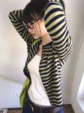 Halsey Stripe Knit Cardigan