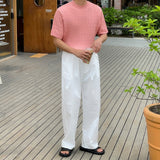 Het Twist Short Sleeve Knit