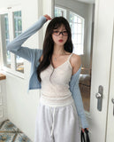 Soda Slim Open Cardigan