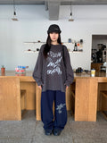 Kan Love Printing Over Long Sleeve Tee