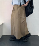 Shabaka Banding Deering Nylon Cargo Long Skirt