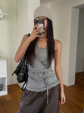 Heid Halter Layer Long Sleeveless