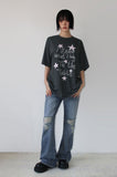 DAMAGE BOOTCUT DENIM