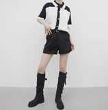 [NONCODE] Temin Pintuck Shorts (Belt Set)