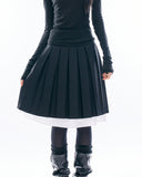 Daphne strap pleats skirt