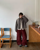 Linoe Nylon String Crop Wind Jumper