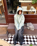 Chad Two-Way String Hood Warmer Overfit Lightweight Padding Jumper