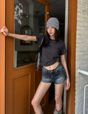 Titz eyelet crop short sleeve