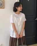 Mitats Punching Layered Nashi Blouse