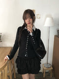 Boo Frill Tiered Banding Mini Skirt