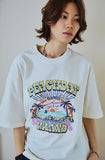Peach Summer Short Sleeve Tee