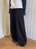 Hyuban Pintuck Training Wide Banding Pants