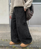 Hakomo Corduroy Carpender Pants