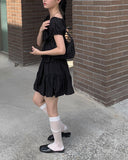 Yota Off Shoulder Short Sleeve Blouse