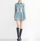 Mine denim one piece