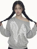 HALO One-Shoulder Sweatshirt