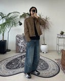 Mark Curved Dart Denim Pants