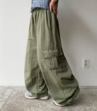[unisex] Bavens Nylon Cargo Wide Pants