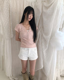 Camim Rivet Stud Shorts