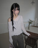 Frea Boucle See-through Knit