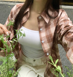 Color Matching Shirt High Quality Loose Fit Long Sleeve Shirt