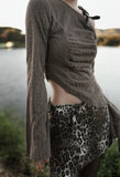 Stiff Leopard Skirt