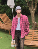 Aki Pigment Check Shirt