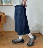 Mashos Summer Raw Denim Bermuda Pants