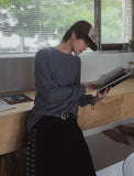 Kir Rib See-Through Long Sleeve