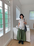 Yupun Summer Striped Short Sleeve Shirt