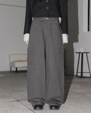 Partick Cotton Wide Long Cargo Pants