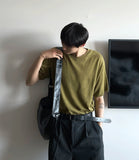 Raiden Round Linen Knit Olive