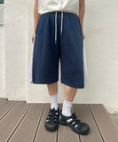 Ganz Color Matching Banding Bermuda Pants