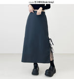 Knotted Long Skirt