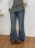 Gaku Basic Semi-Wide Bootcut Denim Pants