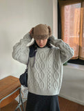 Henble Wool Cable Round Knit