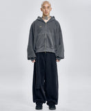 24FW Oversized Washed Denim Pants