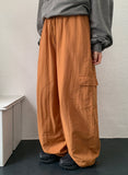 [unisex] Ranmode nylon color banding cargo pants