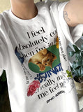 Upside Down Kitty Short Sleeve T-shirt