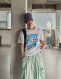 Hound Star Lettering Over Short Sleeve T-shirt