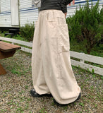 [unisex] Kimoni Banding Corduroy Big Pocket Balloon Pants