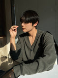 Summer drop line button detail mix cardigan