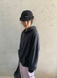 Silka Cotton Rivet Over Hood Zip-Up