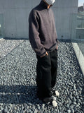 Hachi Knit Half zip-up jacket
