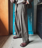 Milo two-tuck wide slacks