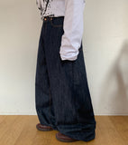 Lokun Bijo Raw Wide Denim Pants