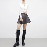encode double belt skirt