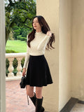Bellimo Frill Wave Half-Neck Knit