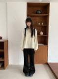 Phem Flower Over Round Long Sleeve Tee